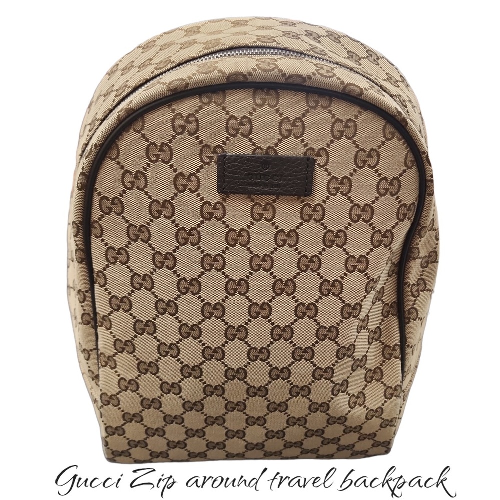 Gucci GG zip around backpack